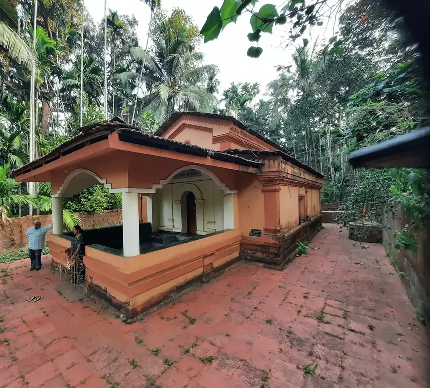 A Mulpurush ancestral shrine in the temple grounds